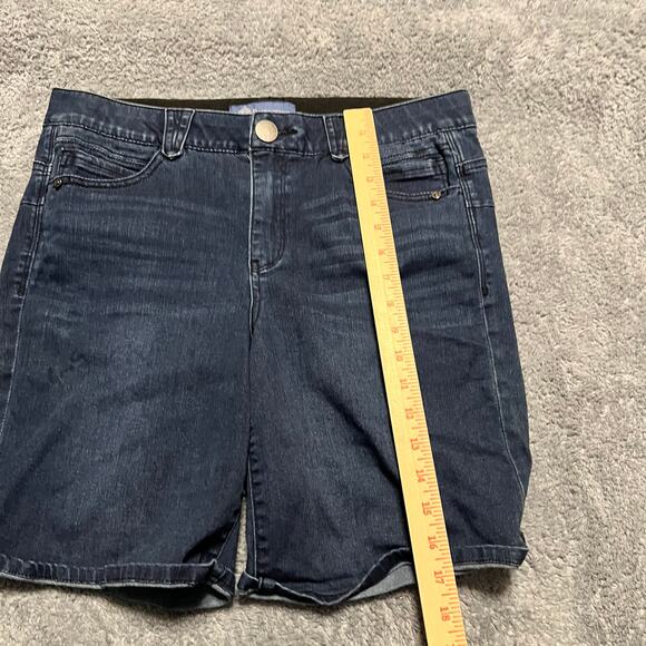 Democracy Jean Shorts Womens 12 Bermuda Mid Rise Stretch - Picture 6 of 9